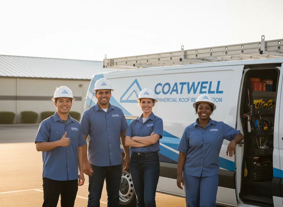 Commercial roof coating company in Longford, KS